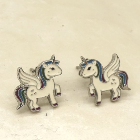 Claire's Jewelry - Claire’s Enamel Unicorn, Small Unicorn Earrings